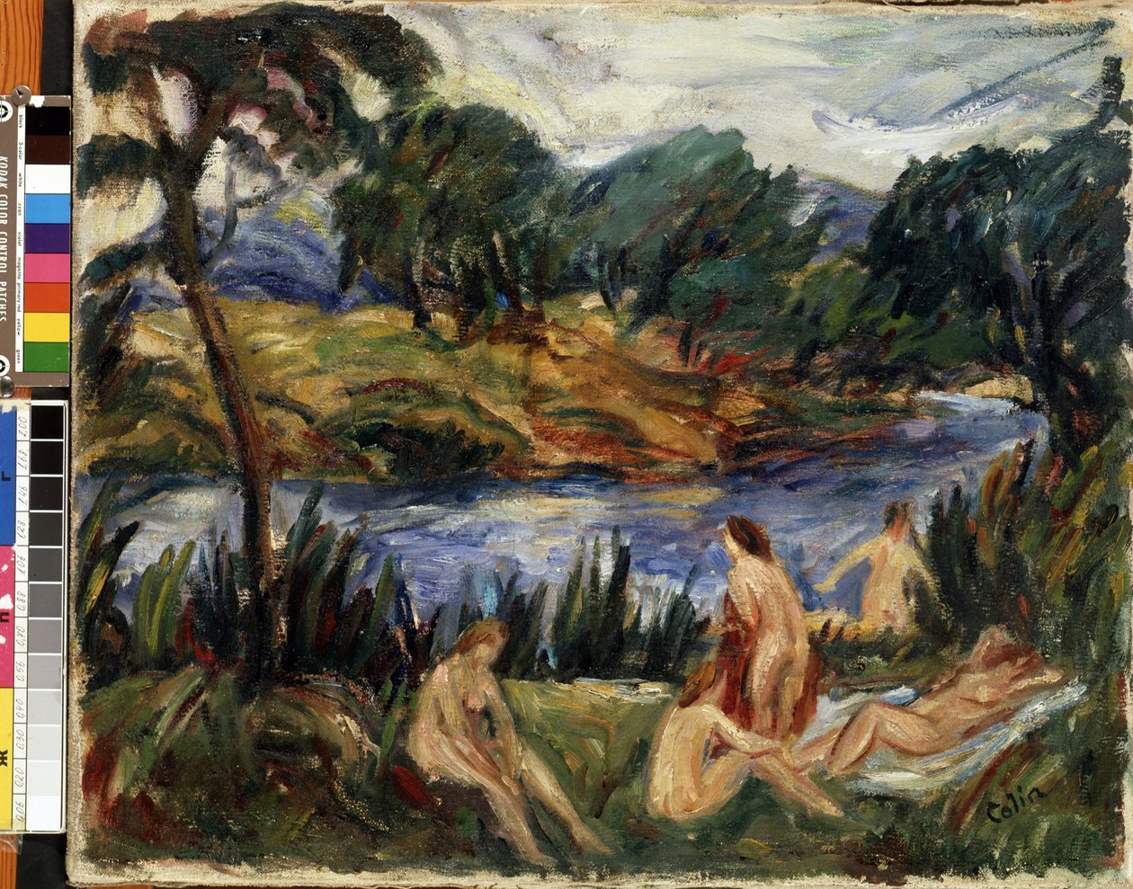 Frauen am Fluss von Gustave Colin