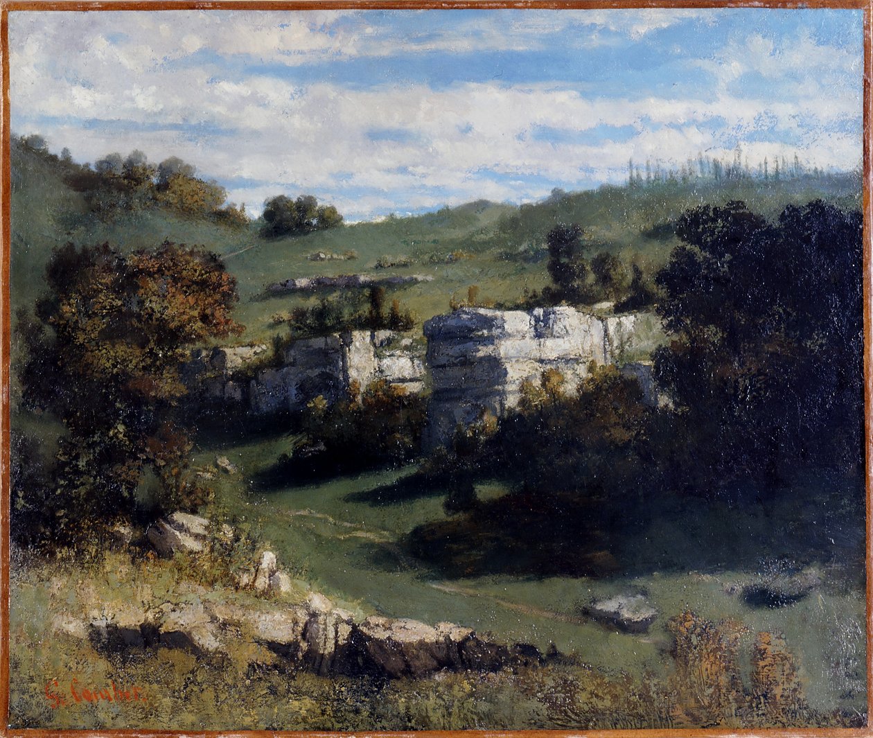 Paysage du Jura von Gustave Courbet