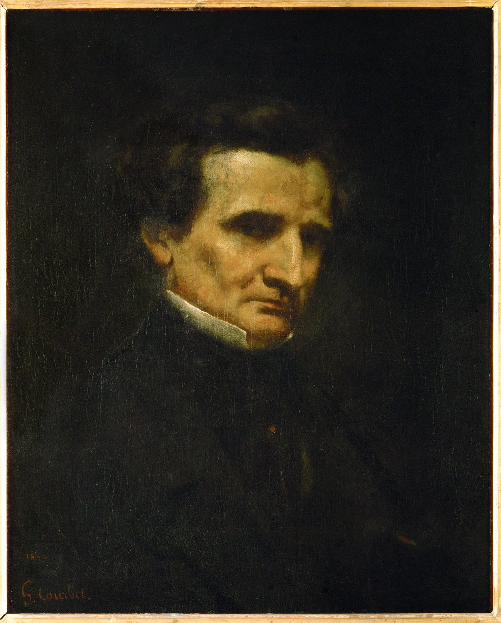 Hector Berlioz, französischer Komponist von Gustave Courbet