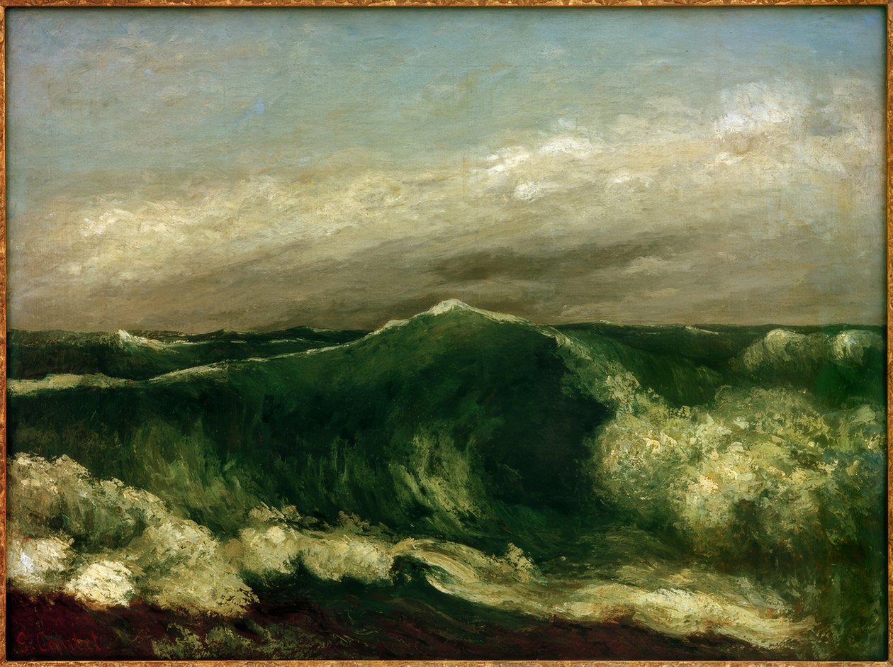 Die Welle von Gustave Courbet
