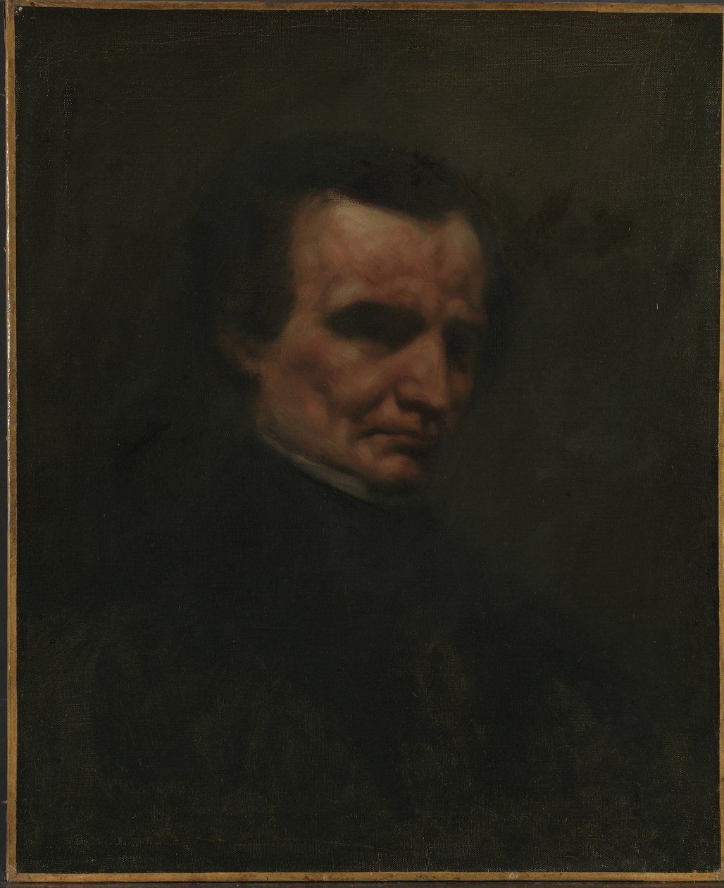 Porträt von Hector Berlioz 1803-1869, ca. 1850 von Gustave Courbet