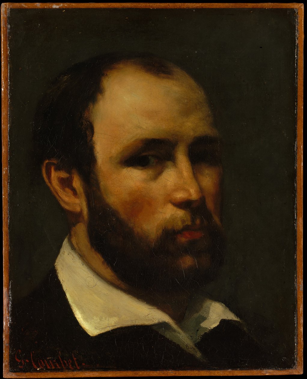Porträt eines Mannes von Gustave Courbet