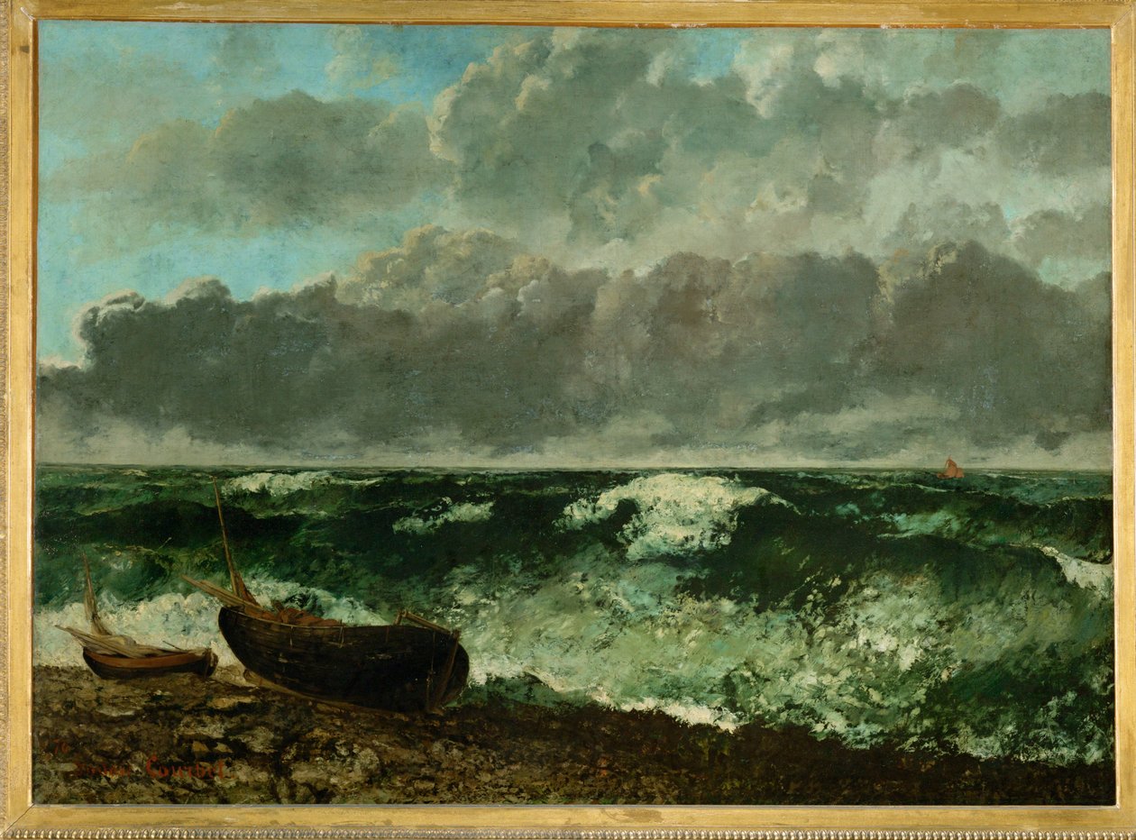 Stürmisches Meer von Gustave Courbet