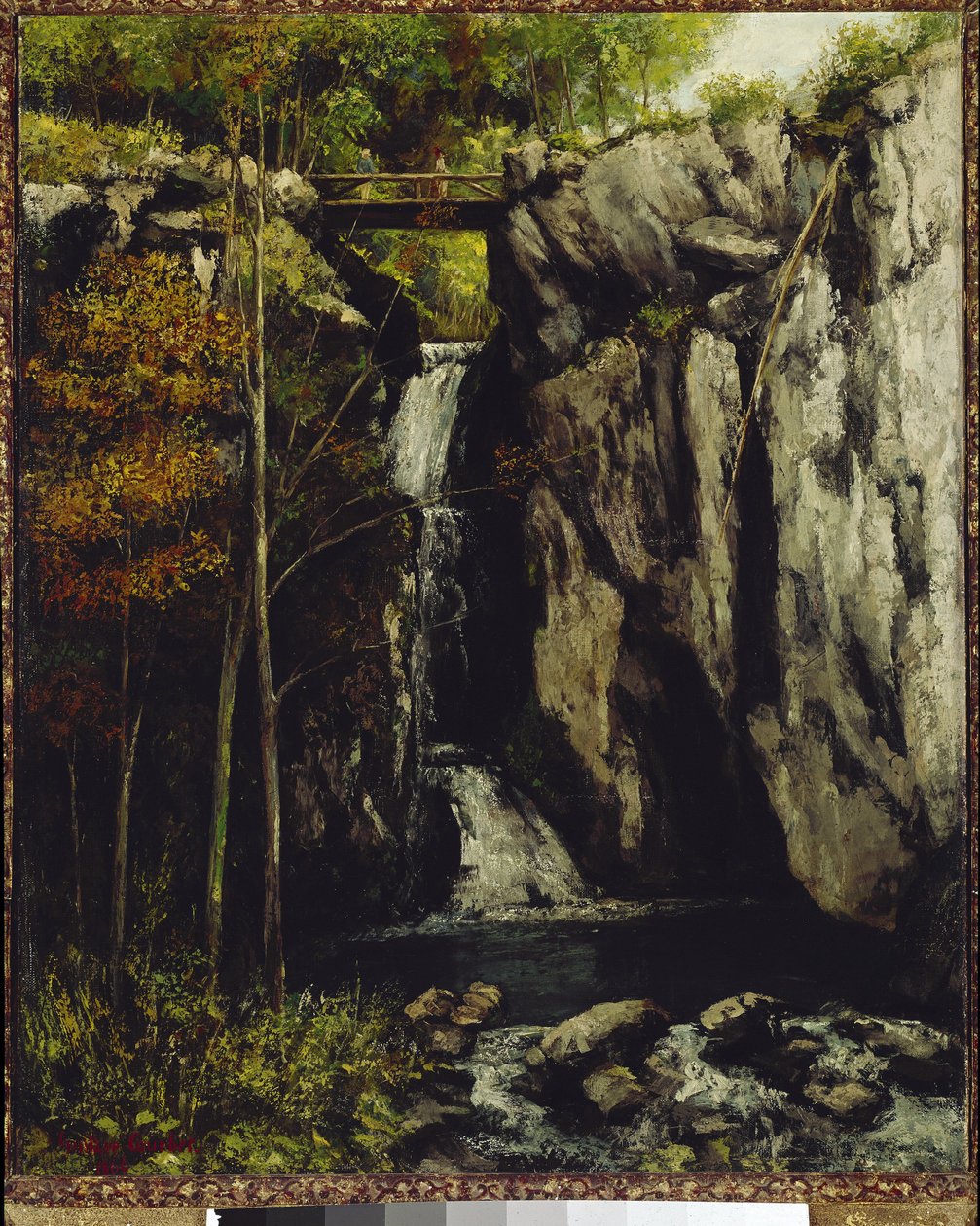 Der Fall von Gour de Conche, Myon von Gustave Courbet