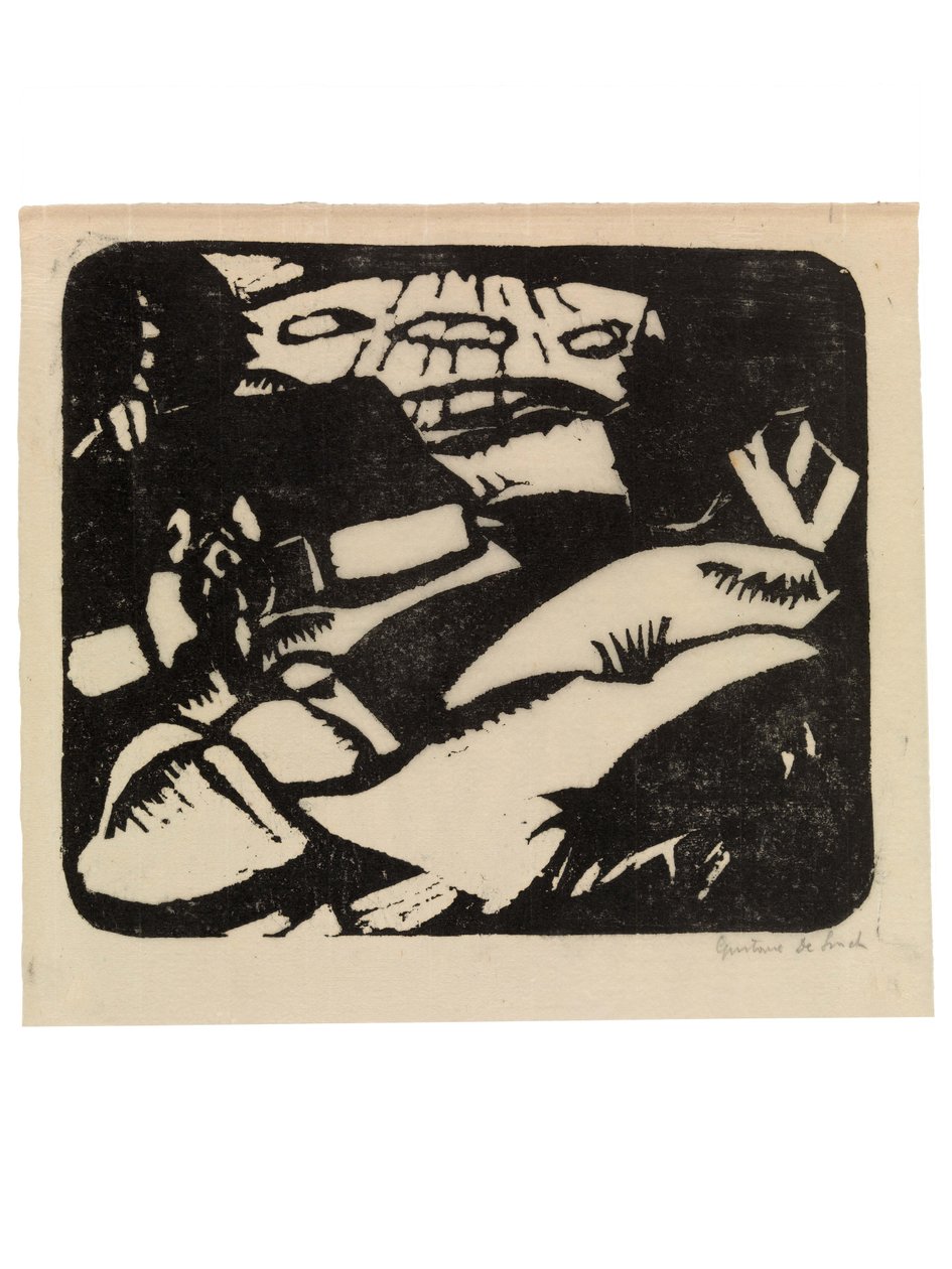 Landschaft oder Landschaft mit Hof von Gustave de Smet