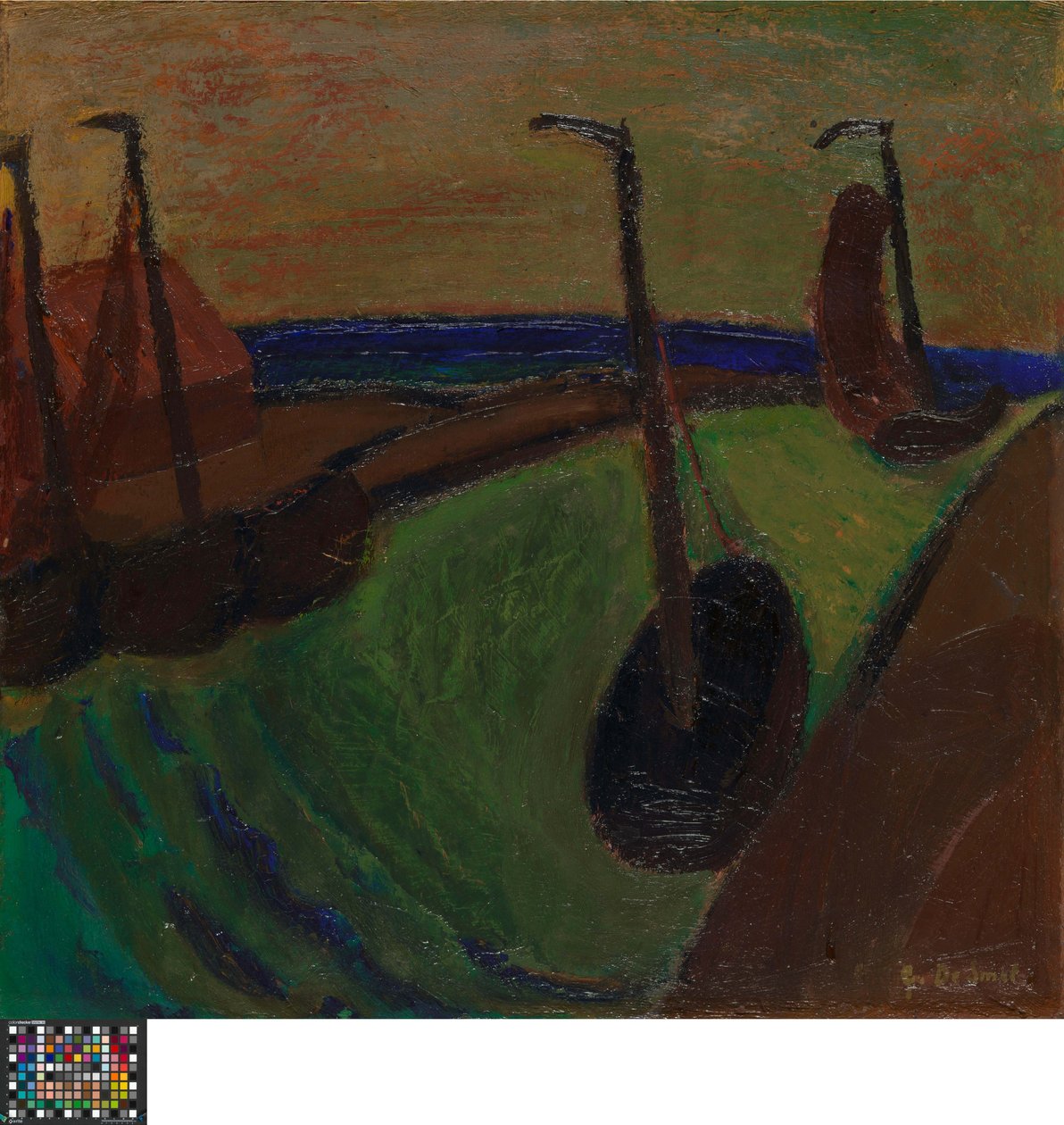 Hafenansicht von Gustave de Smet