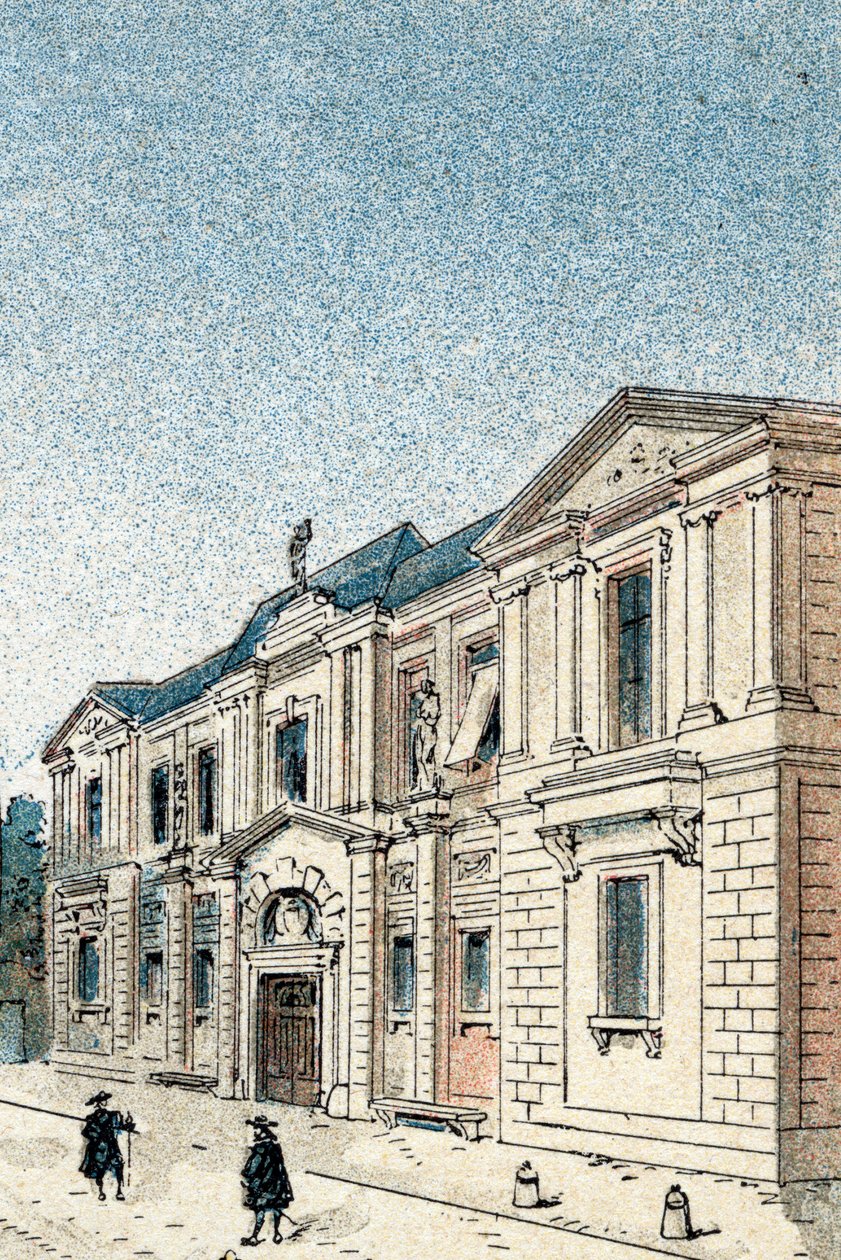 Ansicht des Hôtel Carnavalet, Residenz der Marquise de Sévigné von Gustave Demoulin