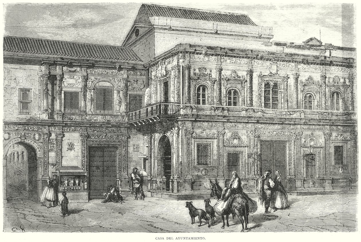 Casa del Ayuntamiento von Gustave Dore