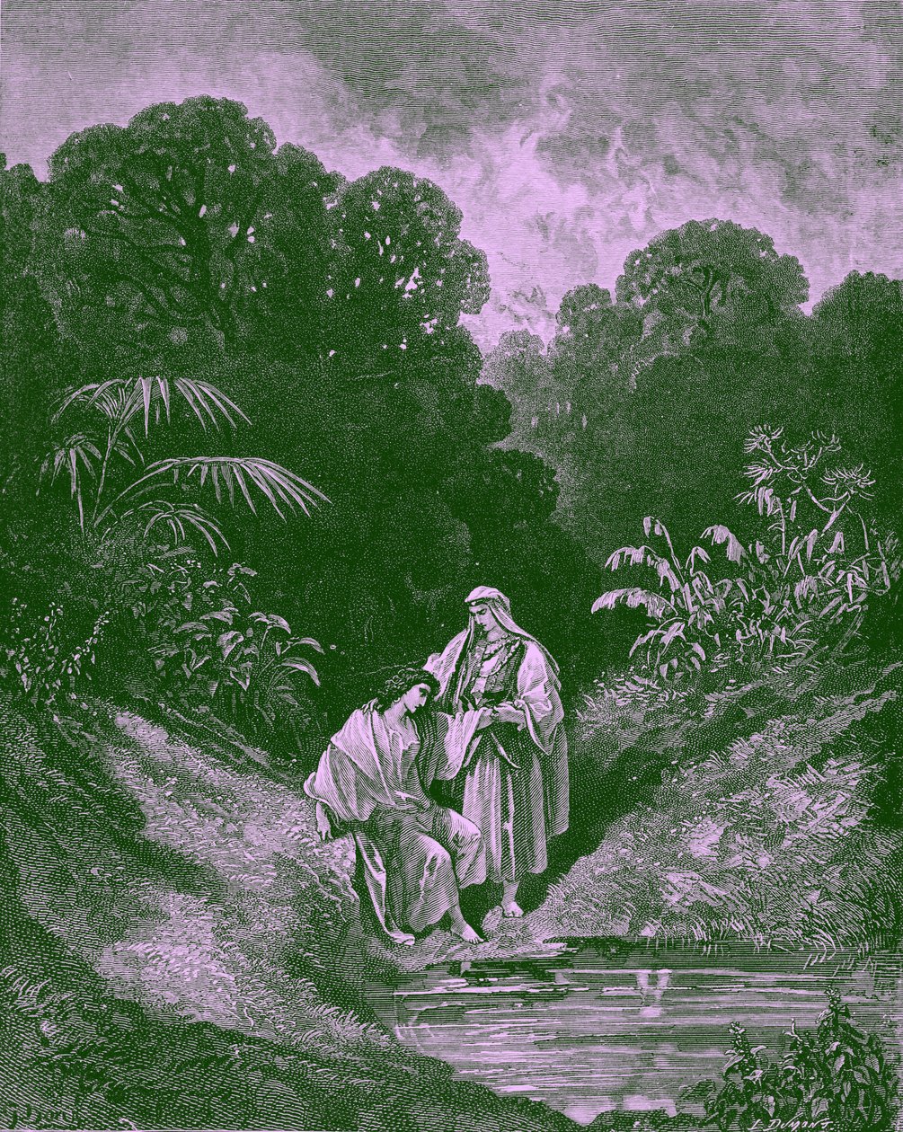 David und Jonathan, von Gustave Doré - Bibel von Gustave Dore