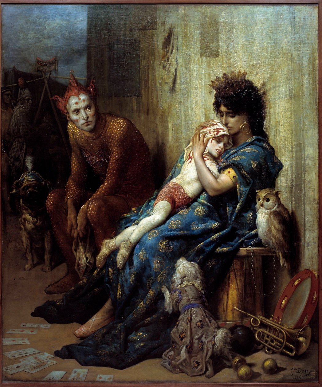 Les Saltimbanques von Gustave Dore