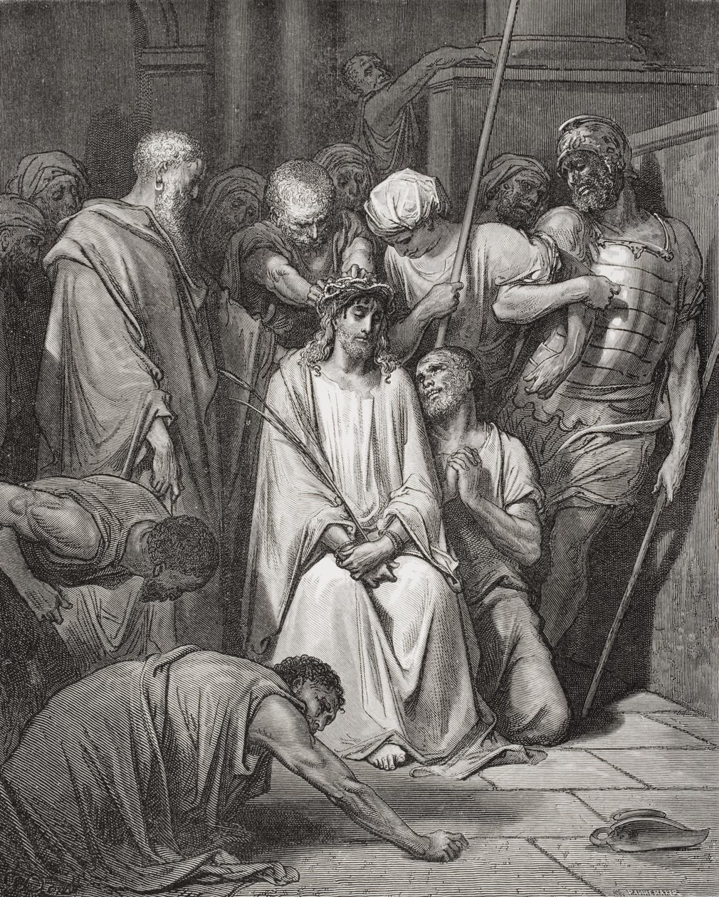 Die Dornenkrone, Illustration aus Dores 