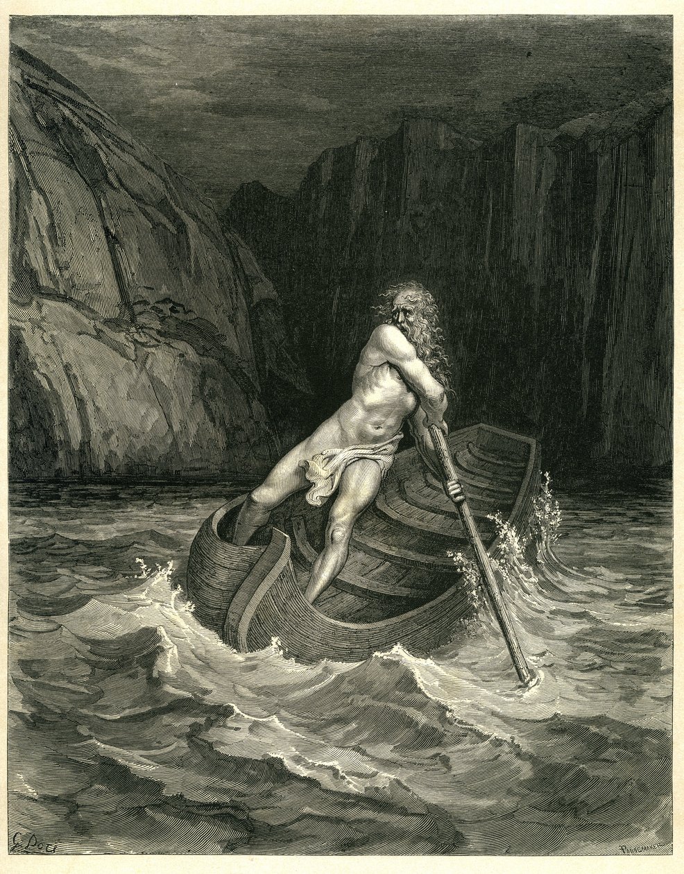 Die Hölle von Dante Alighieri (Die Göttliche Komödie) von Gustave Dore
