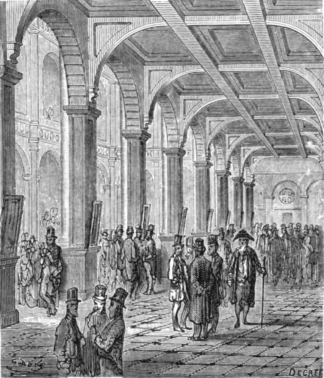 Die Königliche Börse, 1872 von Gustave Dore