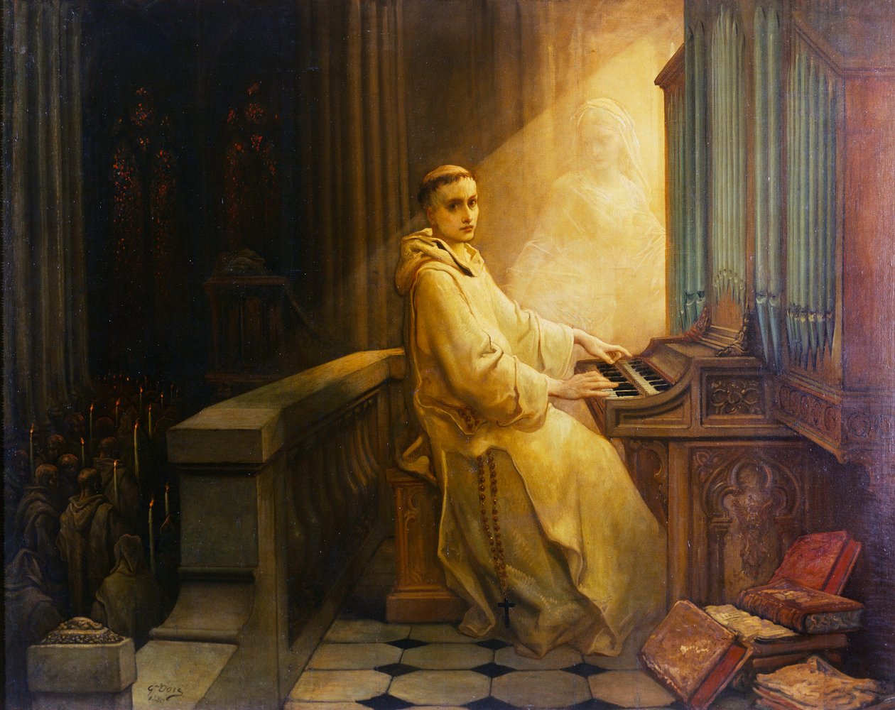 Der Traum des Mönchs von Gustave Dore