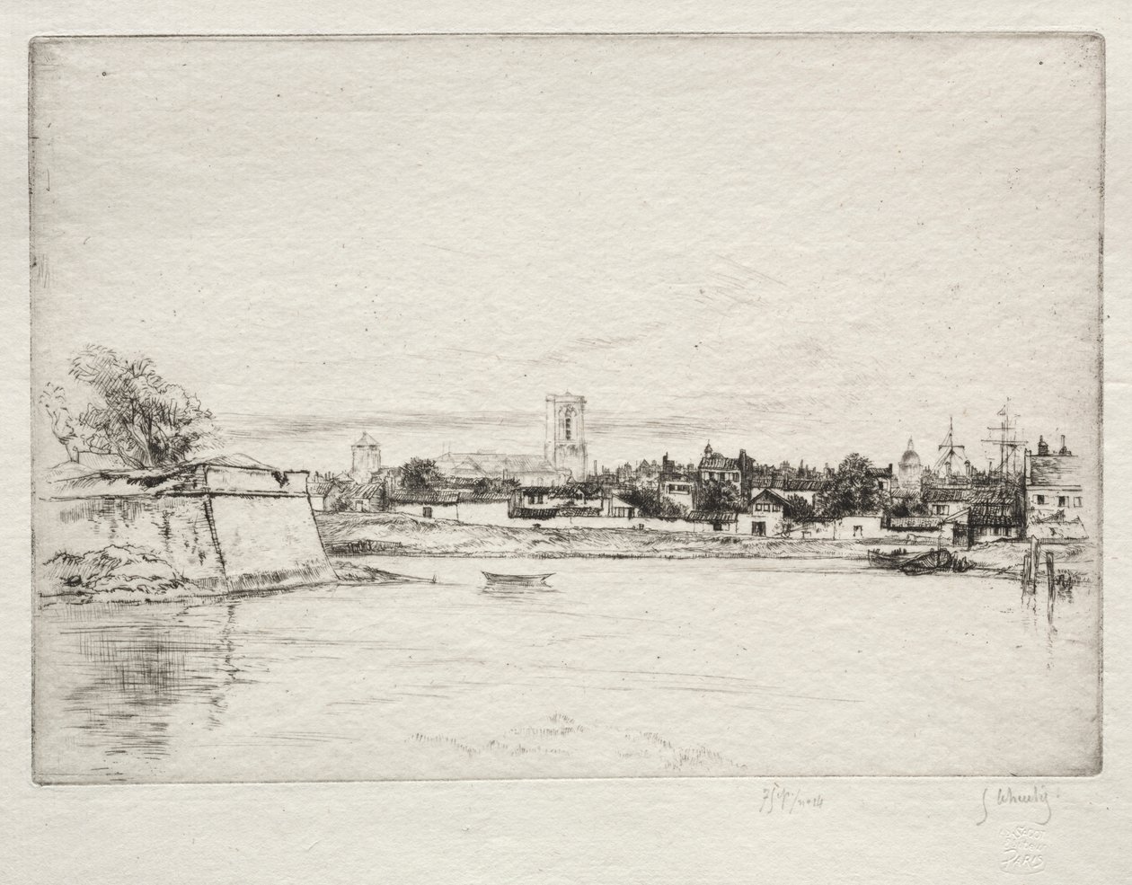 Der kleine St. Eloi, La Rochelle von Gustave Leheutre