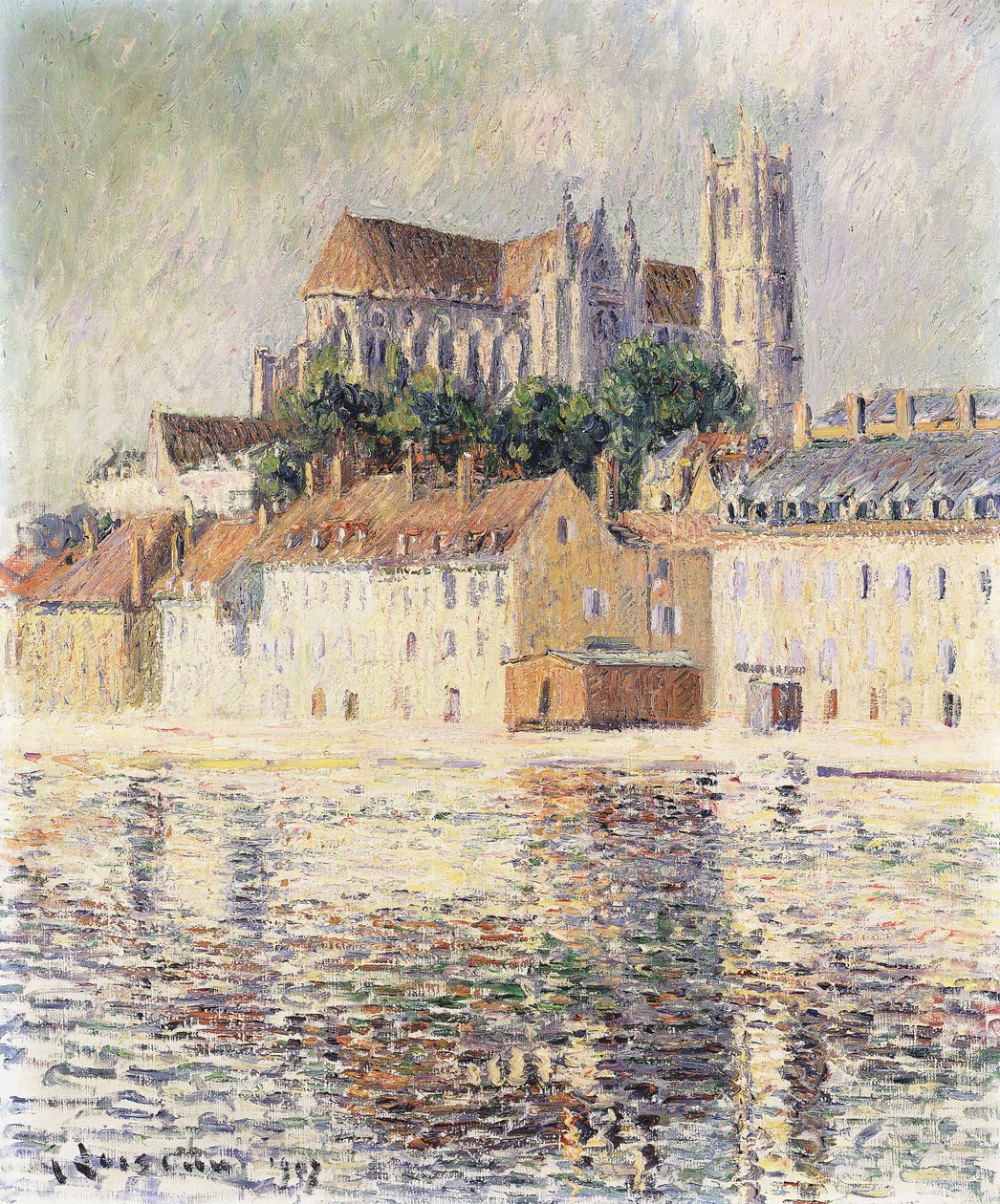 Kathedrale von Auxerre von Gustave Loiseau