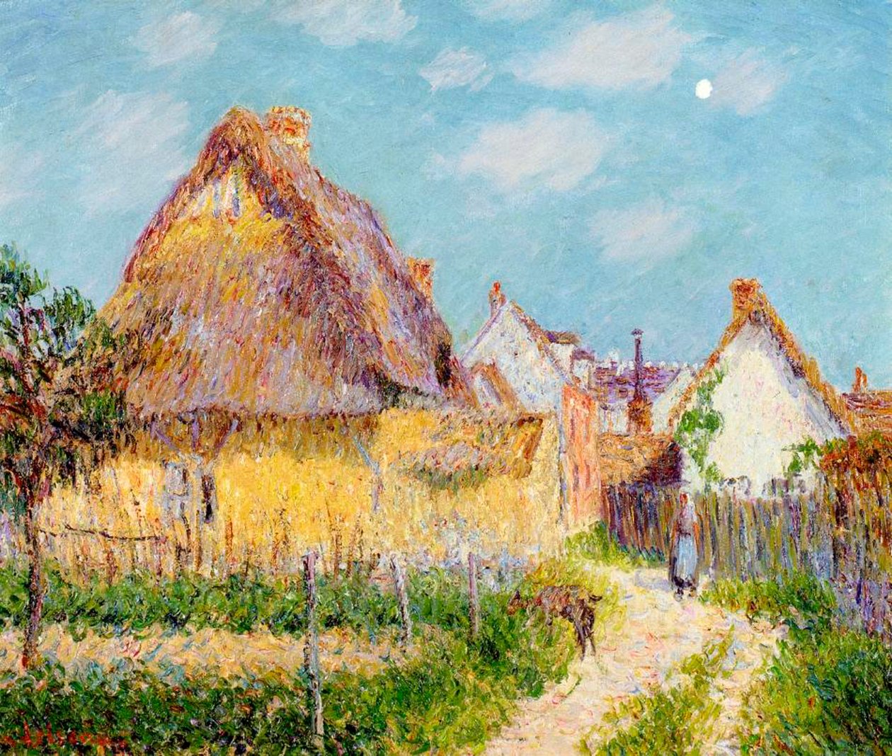 Hütte in Le Vaudreuil, 1903 von Gustave Loiseau
