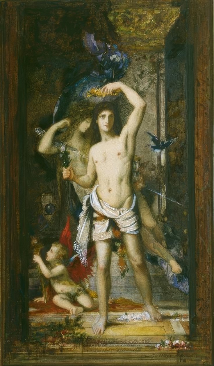 Der junge Mann und der Tod von Gustave Moreau