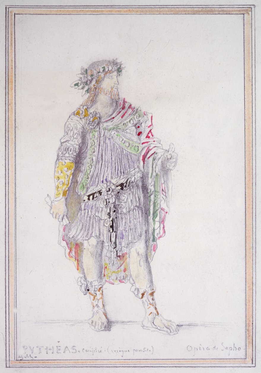 Pythéas, Verschwörer und betrunkener Parasit, Charakter aus Opéra de Sapho von Gustave Moreau