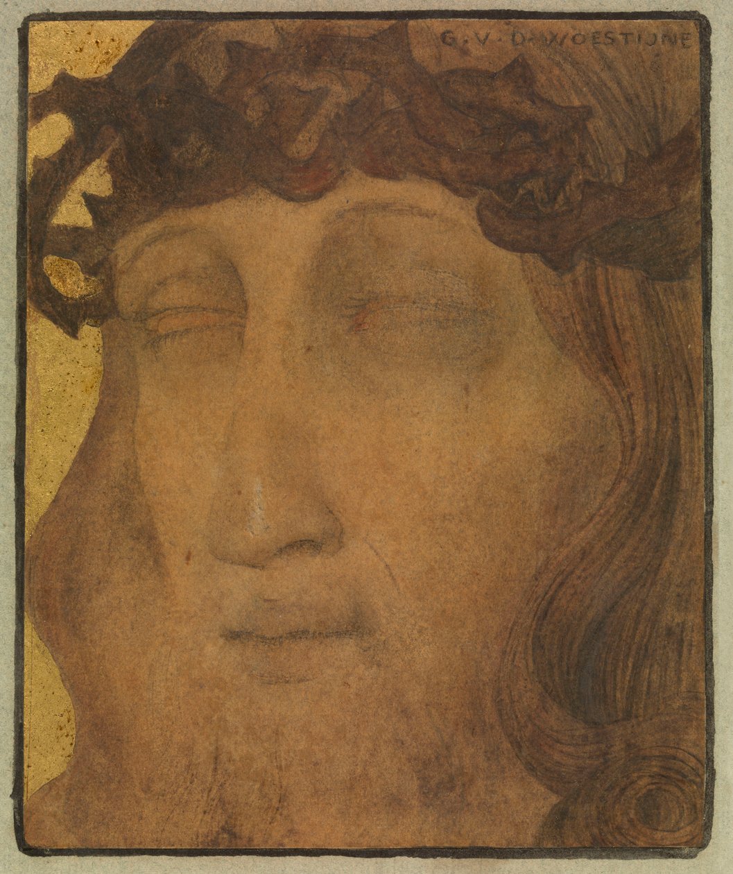 Christus mit der Dornenkrone von Gustave Van de Woestyne