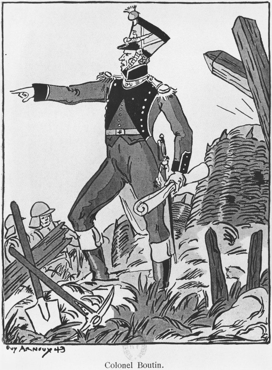 Oberst Boutin, Illustration aus 