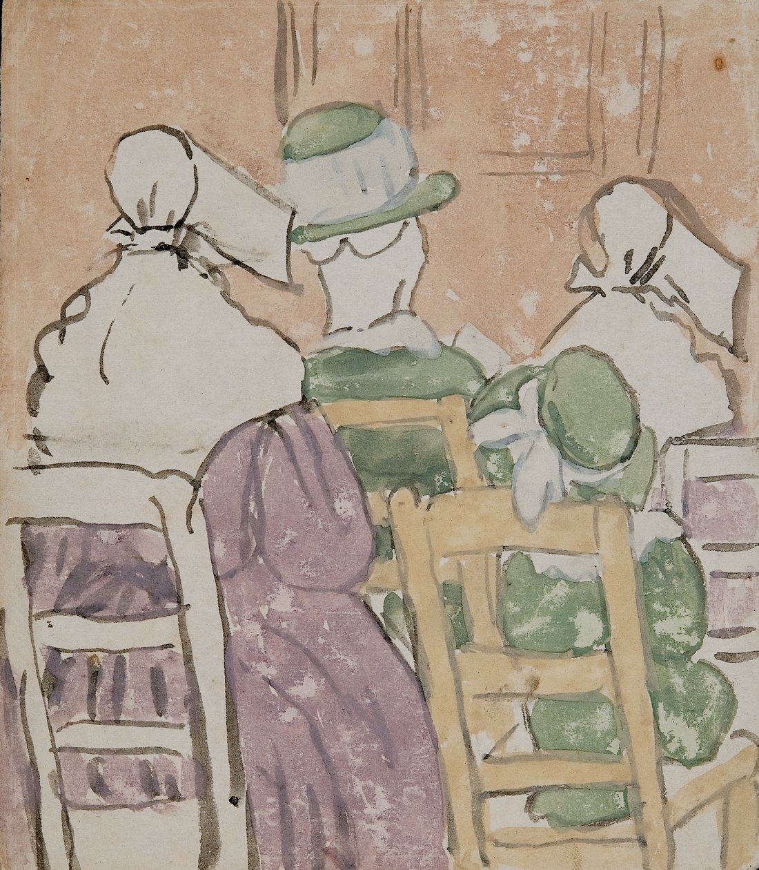 Figuren in der Kirche von Gwen John