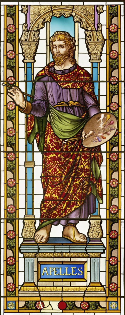 Fenster mit Darstellung Apelles von H.J.J. Geuer (workshop of)