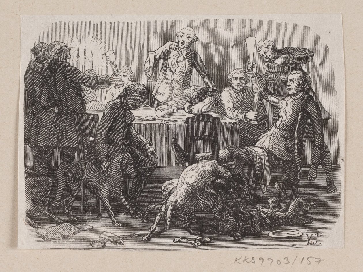 Illustration zu "Alt paa sin rette Plads" in H.C. Andersen, "Märchen und Geschichten", Band 2 von H.P. Hansen