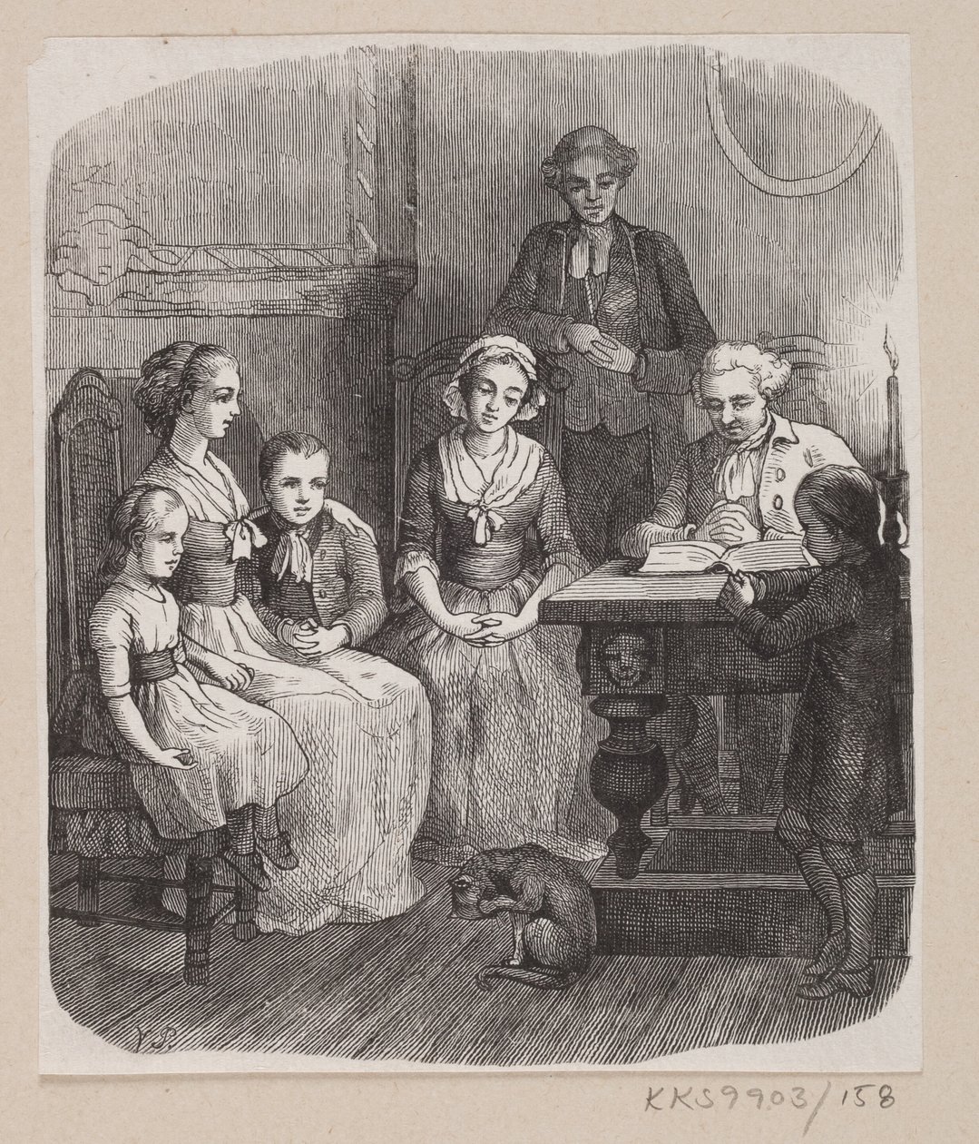 Illustration zu "Alt paa sin rette Plads" in H.C. Andersen, "Märchen und Geschichten", Band 2 von H.P. Hansen