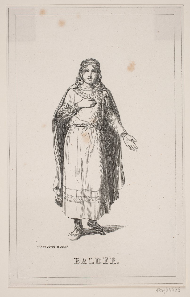 Balder. Illustration zu Fabricius