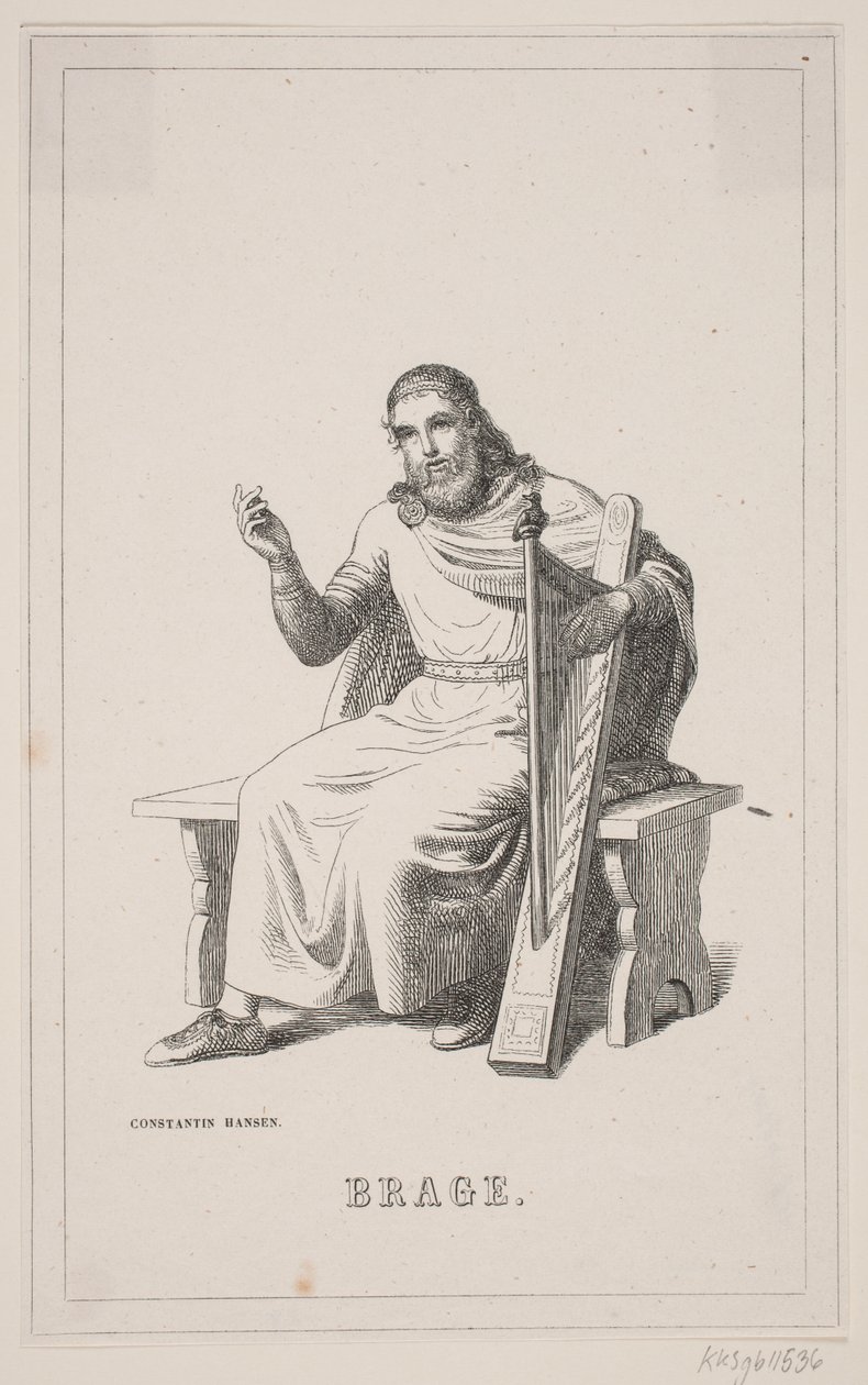 Brage. Illustration zu Fabricius