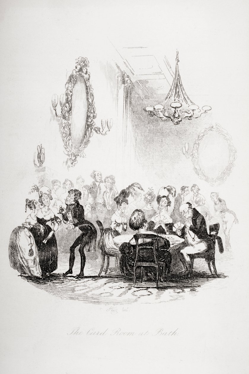 Der Kartenraum in Bath, Illustration aus 