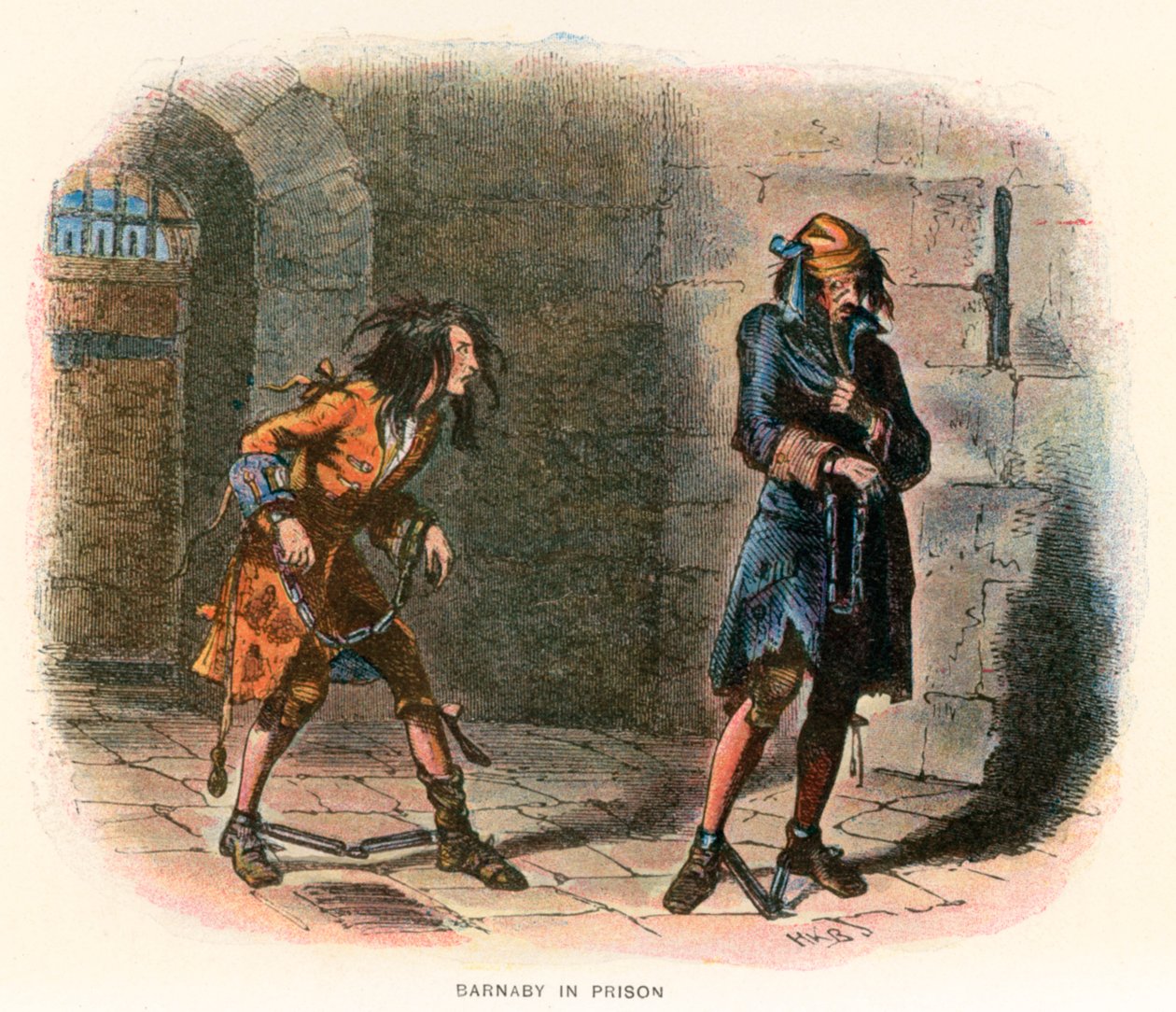 Illustration für Barnaby Rudge von Hablot Knight (1815-92) (after) Browne