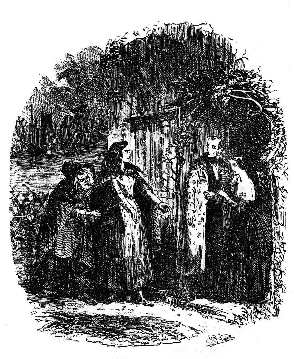 Dombey & Sohn von Charles Dickens von Hablot Knight Browne