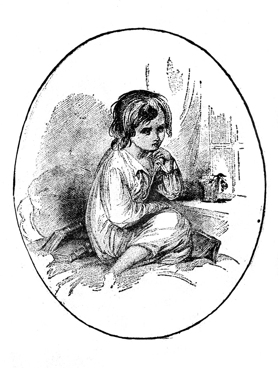 Kleiner Paul aus Dombey und Sohn von Hablot Knight Browne