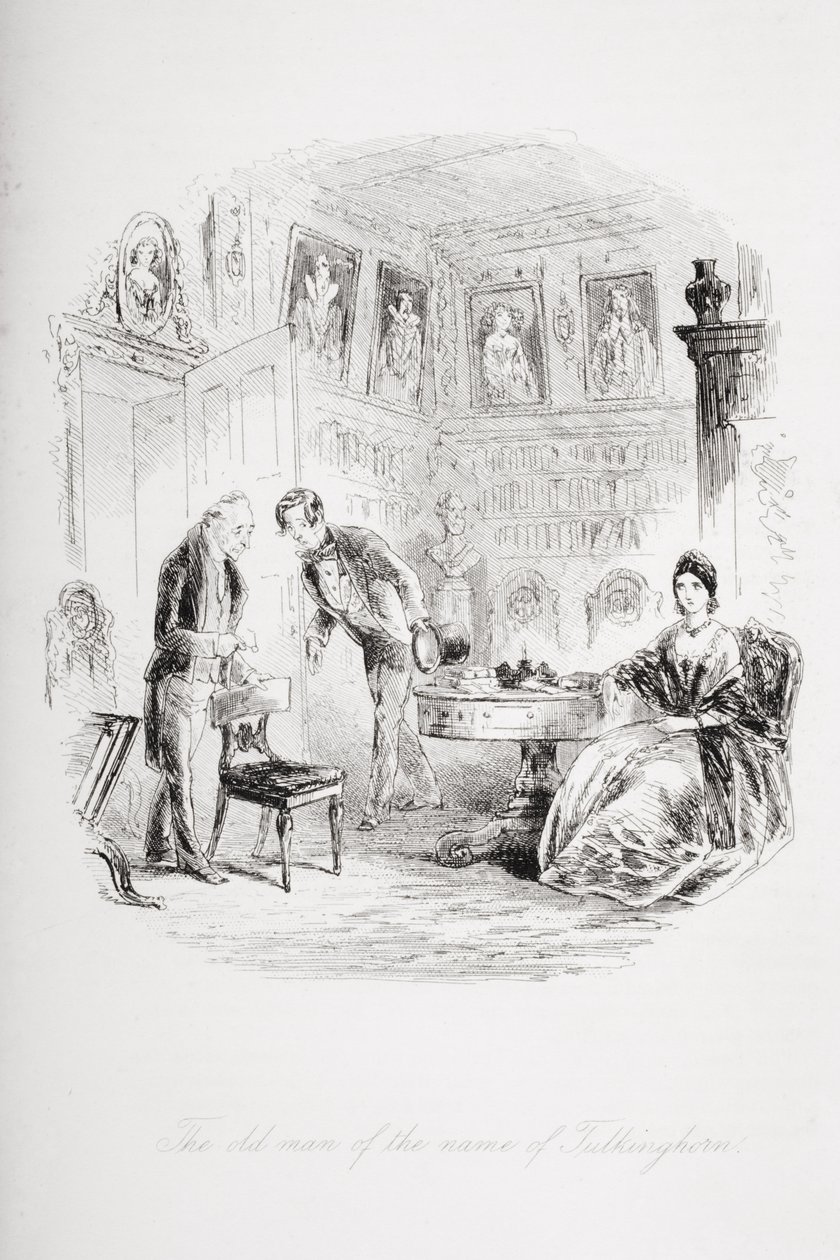 Der alte Mann namens Tulkinghorn, Illustration aus 