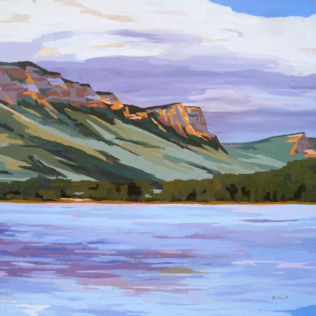 Ankommender Regen, Haviland Lake, um 2024 von Hadley Rampton