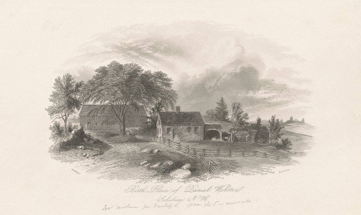 Geburtsort von Daniel Webster, Salisbury, New Hampshire von Hammat Billings