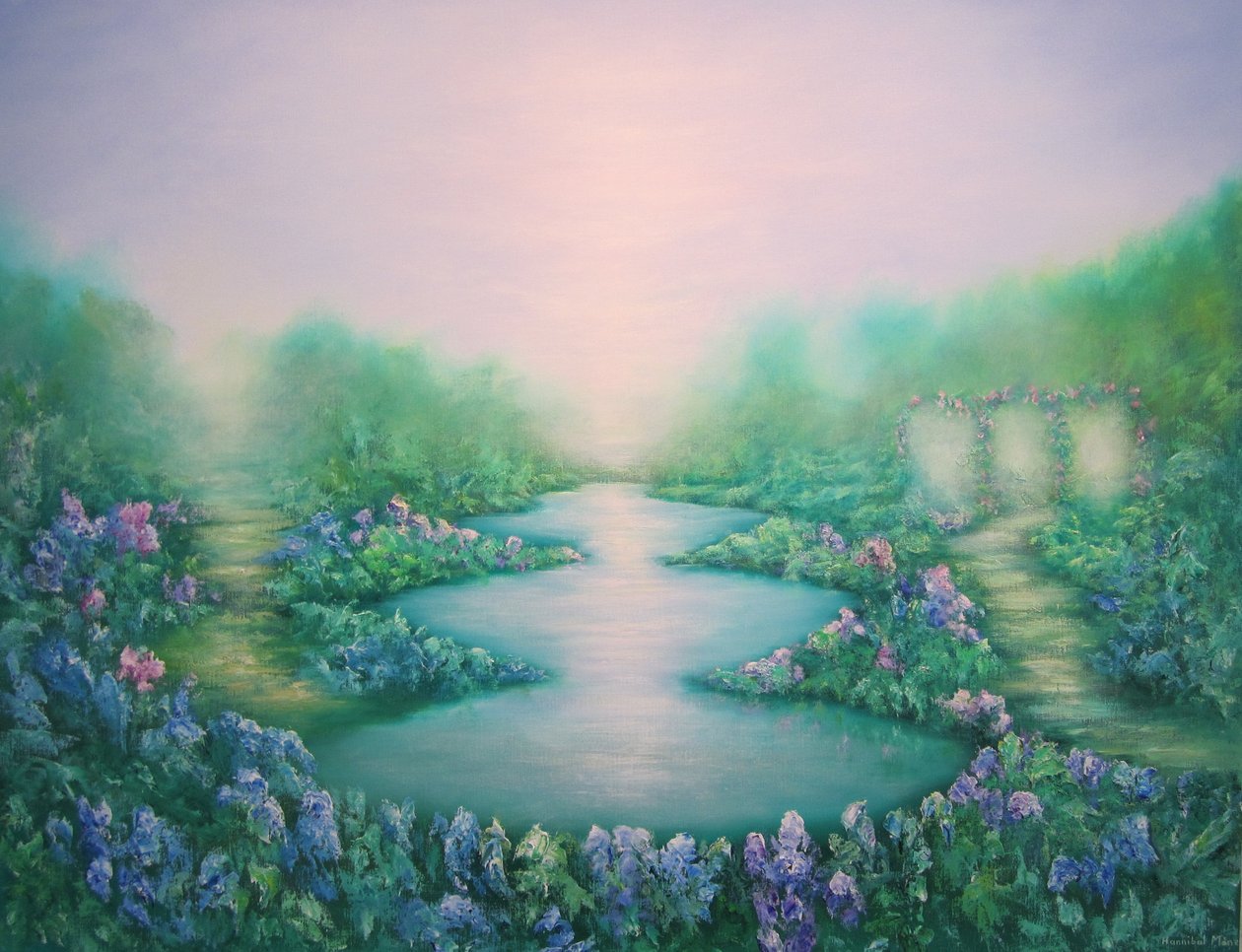 Der Garten des Friedens, 2011 von Hannibal Mane
