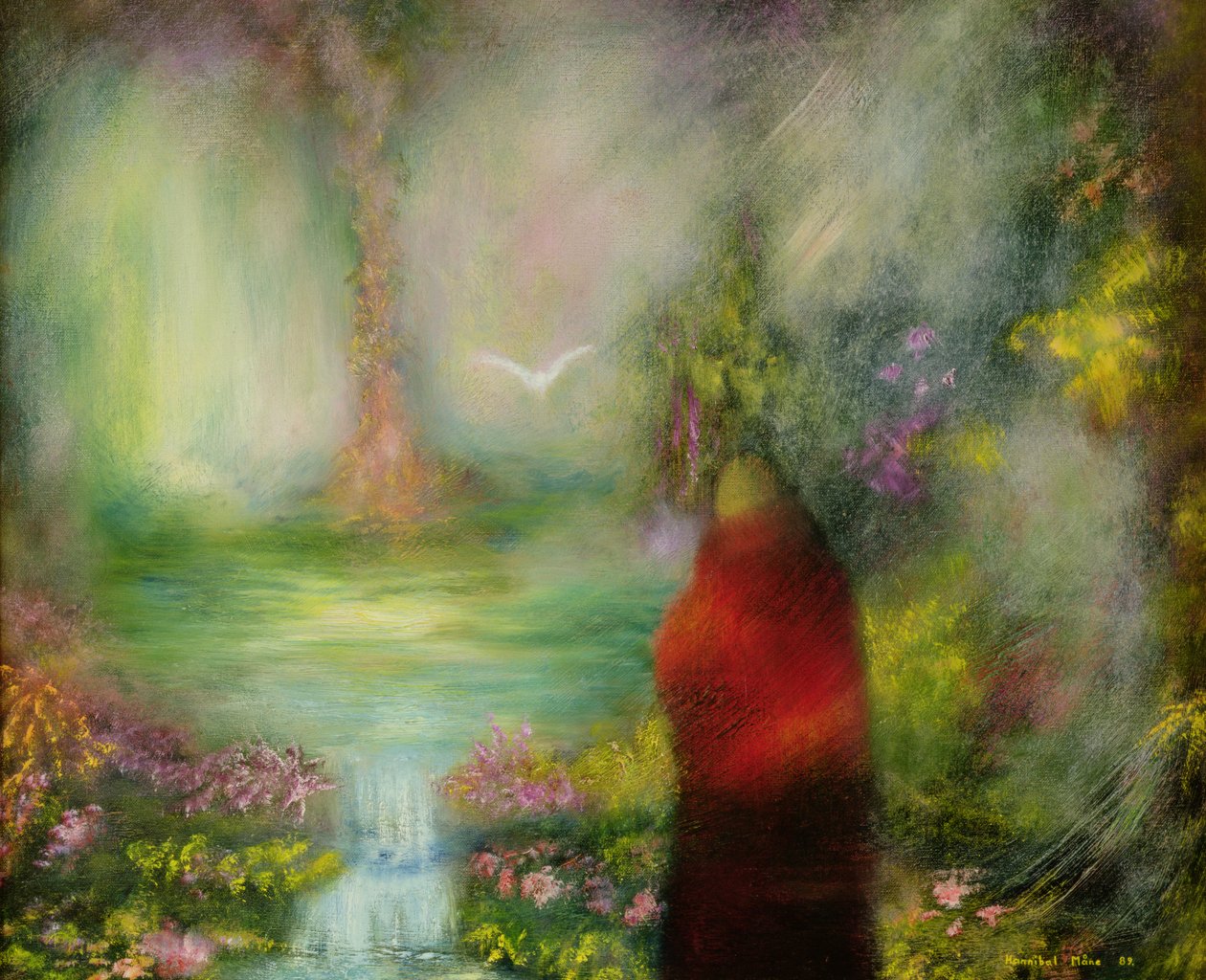 Der tibetische Mönch, 1989 von Hannibal Mane
