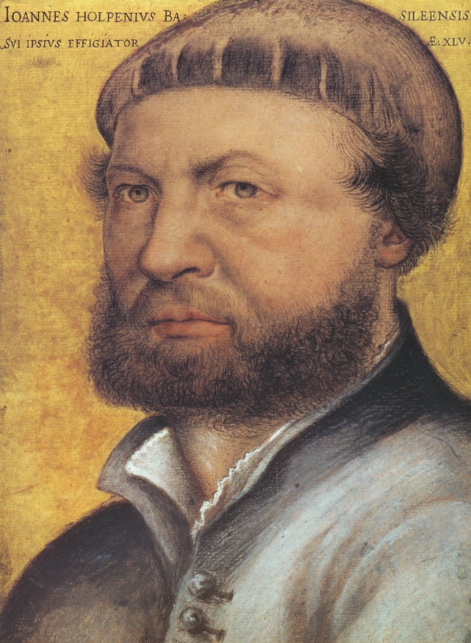 Selbstporträt von Hans Holbein der Jüngere