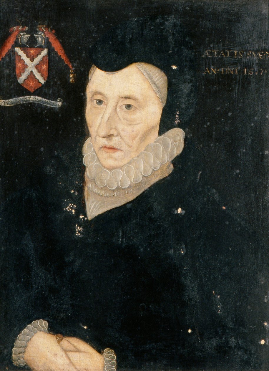 Bess of Hardwick, Gräfin von Shrewsbury, um 1720 von Hans (follower of) Holbein the Younger