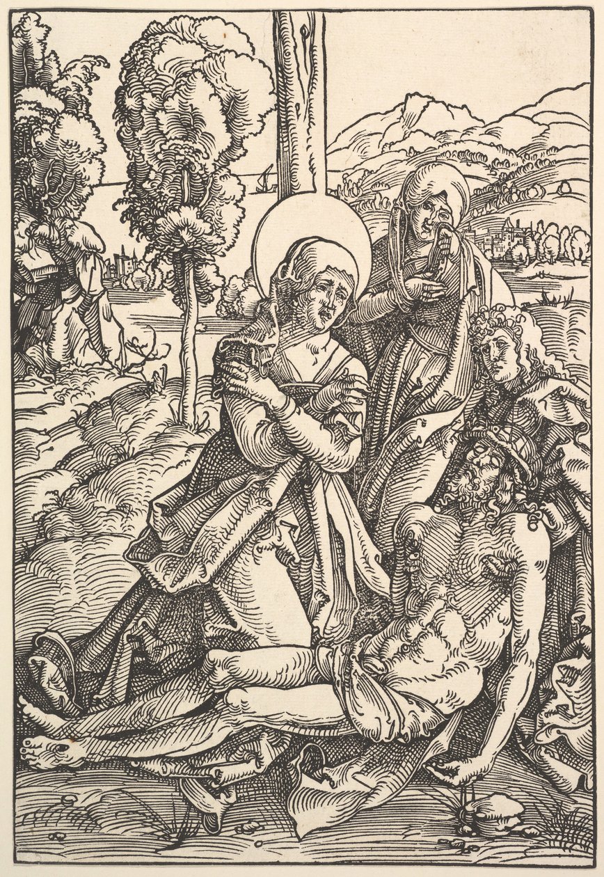 Die Beweinung Christi, 1510 von Hans Baldung