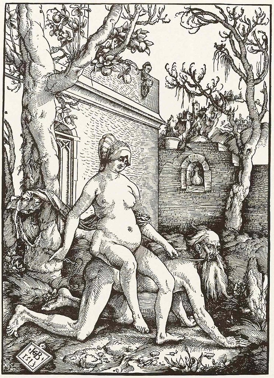 Aristoteles und Phyllis von Hans Baldung Grien