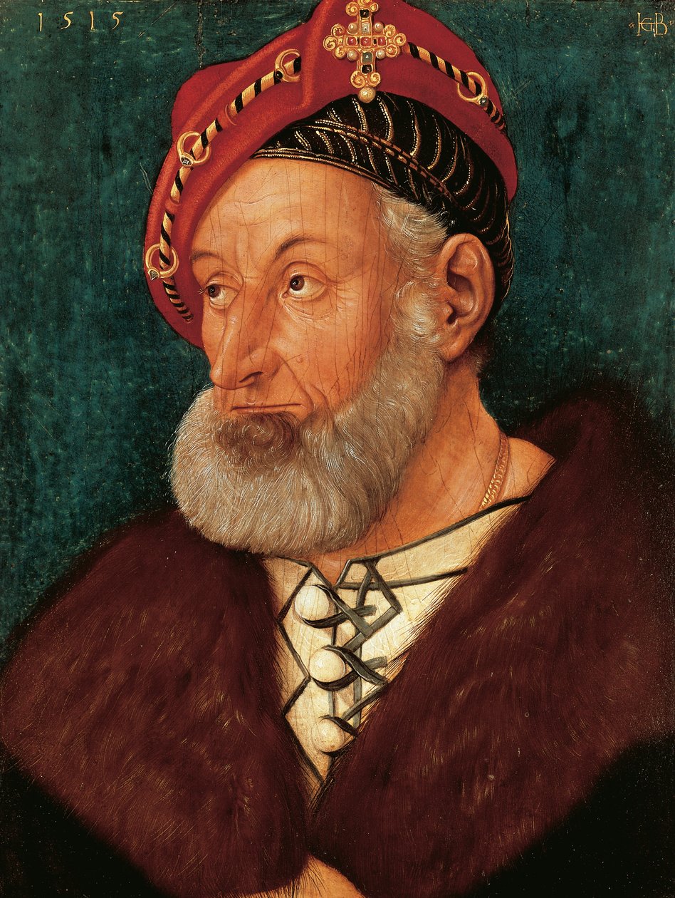 Porträt von Christoph I., Markgraf von Baden von Hans Baldung Grien