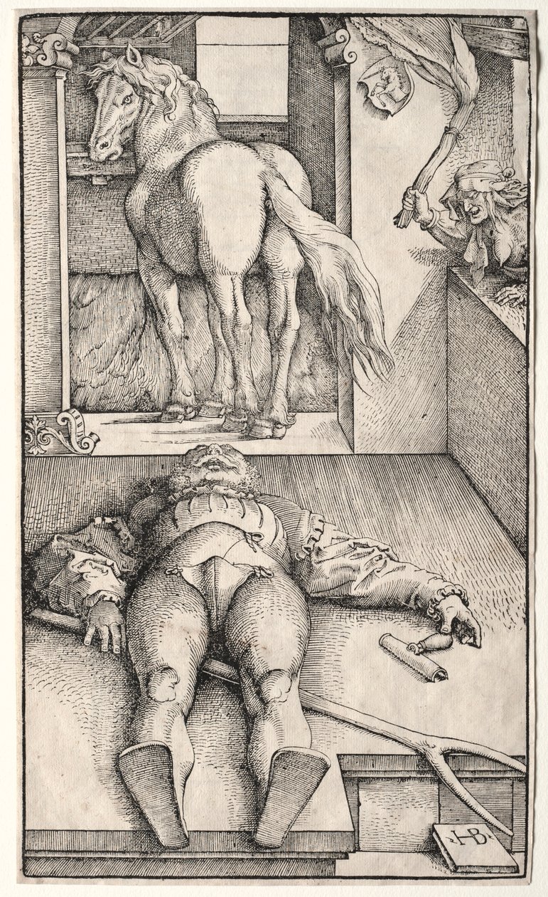 Der verhexte Bräutigam, 1544 von Hans Baldung Grien
