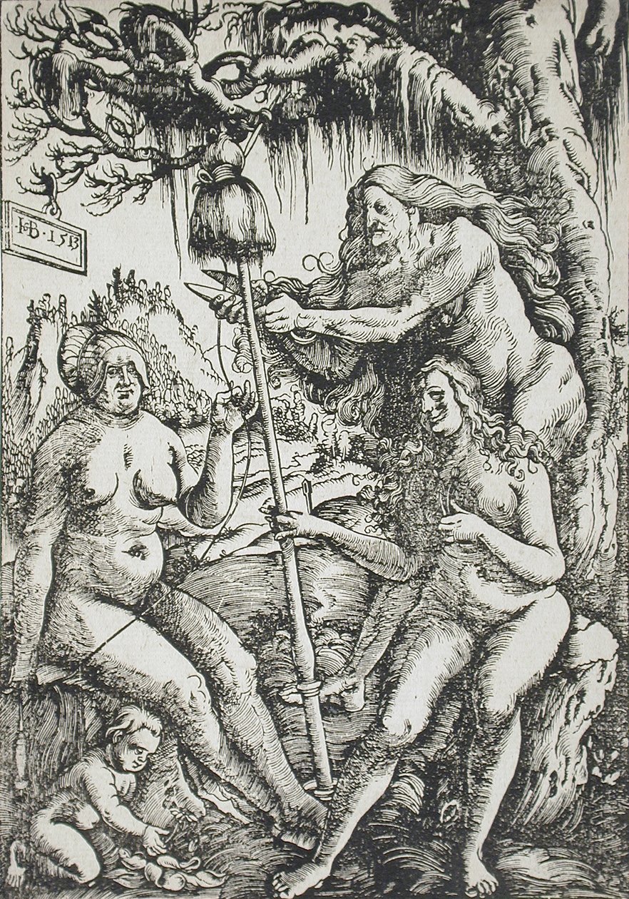Die drei Parzen von Hans Baldung Grien