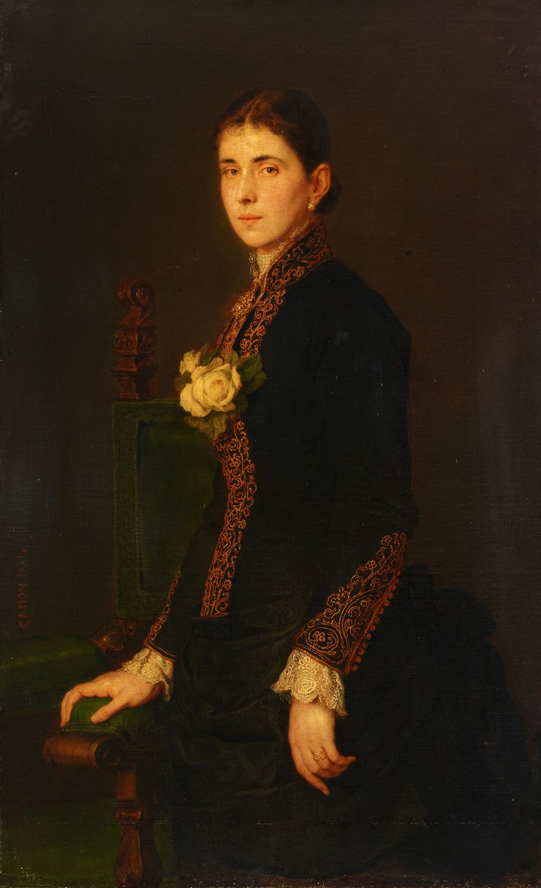 Porträt der Louise Jauner von Hans Canon