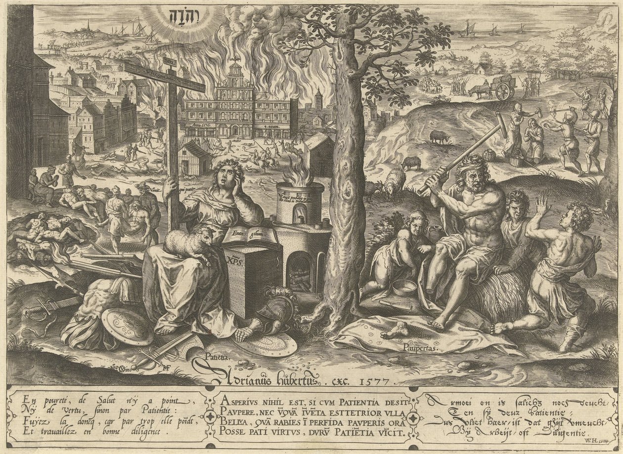 Geduld in Widrigkeiten von Hans Collaert (I)