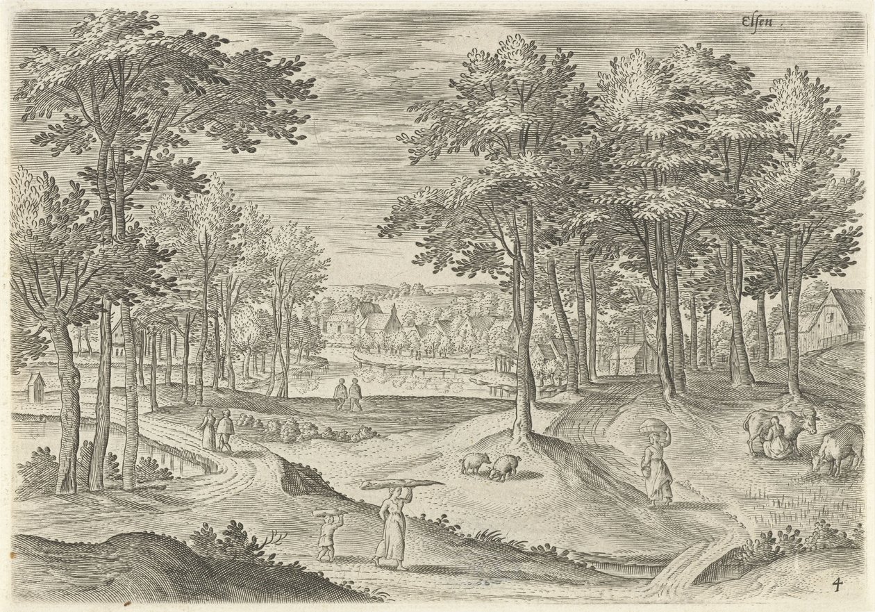 Ansicht von Elsene von Hans Collaert (I)